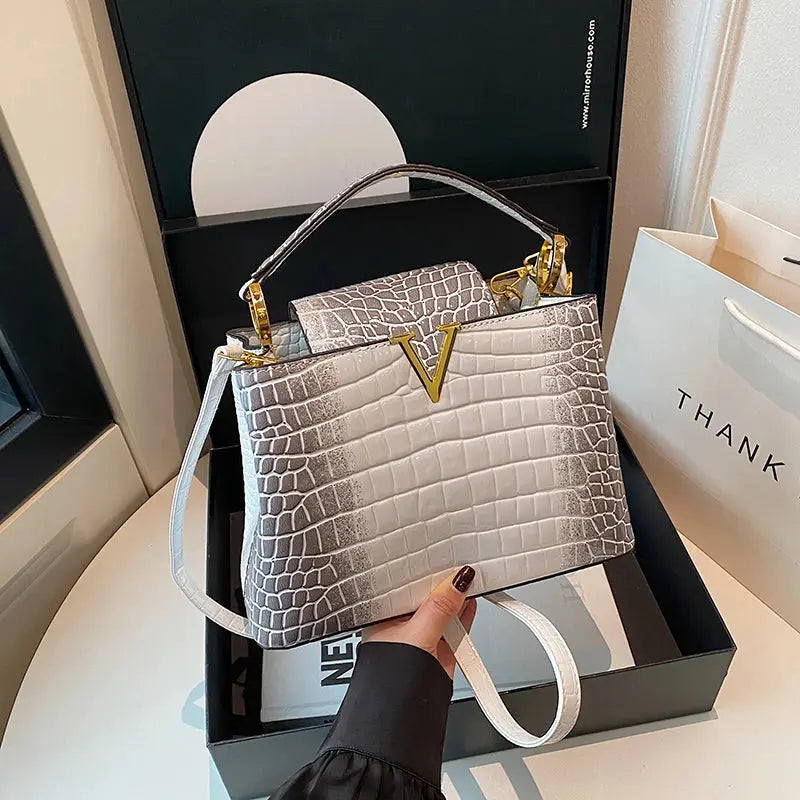 Elegant Leather Classic Designer Handbag Luxury Paris Fashion Trendy For Business Women With Letter Logo Commuter Bag JNi3 shop