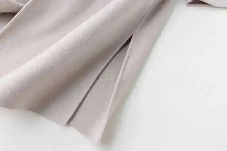 LANMREM 2025 High-End Water Ripple Double-Sided Wool Coat | Long Robe-Style