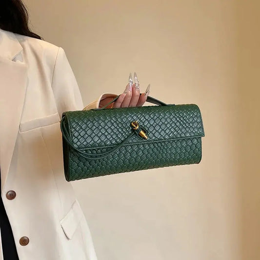 Designer Inspired Women's Elegant Handbag - Luxury Brand Leather Crossbody Tote With Shoulder Strap Option