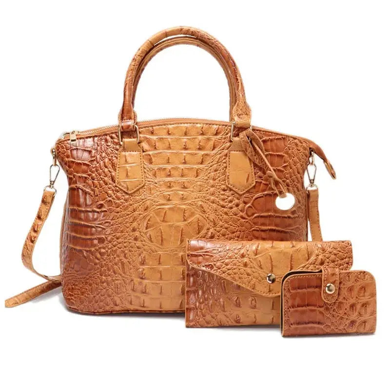 New Trendy Large Capacity Versatile Three-piece Set Commute Essential Shoulder Bag Crossbody JNi3 shop