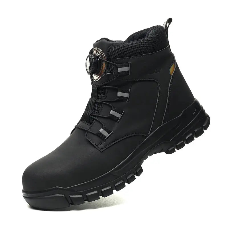 Waterproof Safety Boots Men Indestructible Steel Toe Work Boots Anti-smash Stab-resistant Safety Shoes Biker Botas Para Hombre JNi3 shop