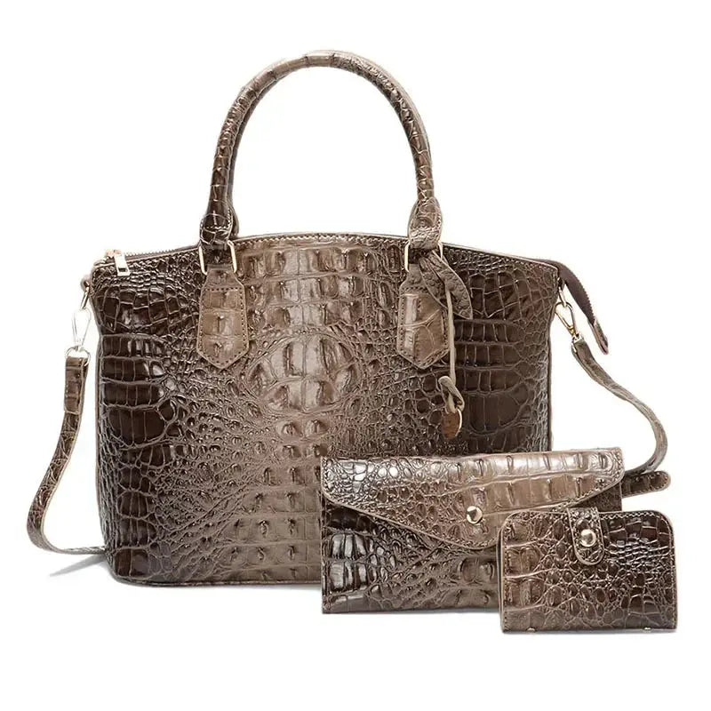 New Trendy Large Capacity Versatile Three-piece Set Commute Essential Shoulder Bag Crossbody JNi3 shop