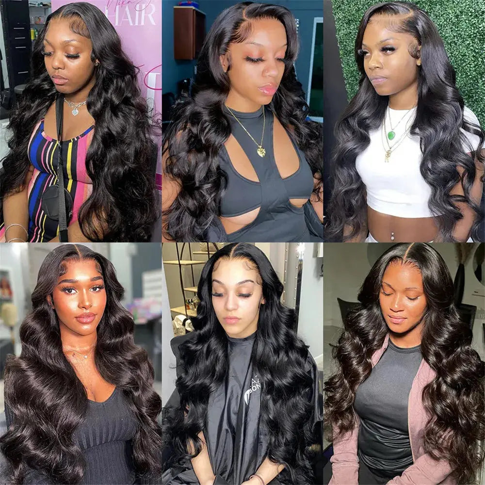 13x6 Hd Lace Frontal Human Hair Body Wave  Wigs, Lace Front Human Hair Wig JNi3 shop
