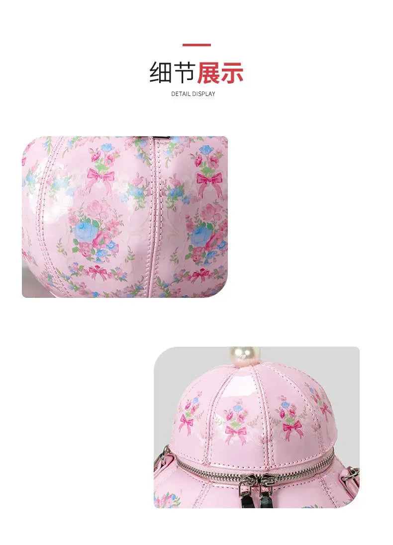 Handbags with teapot design with creative vintage print for women shoulder bag with pearl chains designer luxury shoulder strap JNi3 shop