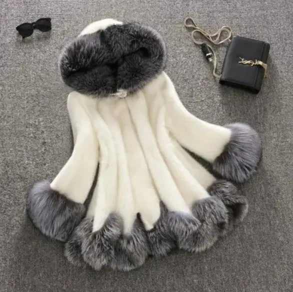 Faux Fur Mink Fur Coat JNi3 shop