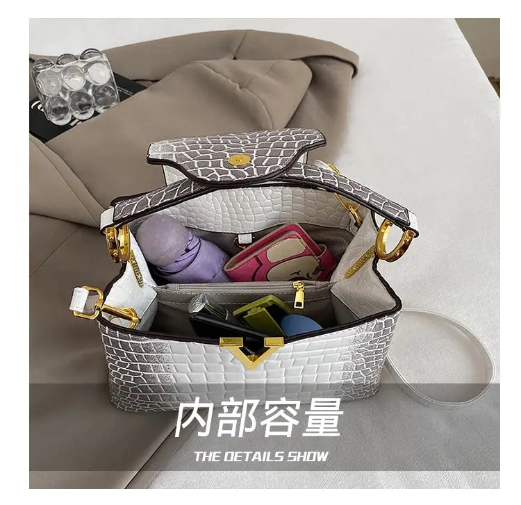 Elegant Leather Classic Designer Handbag Luxury Paris Fashion Trendy For Business Women With Letter Logo Commuter Bag JNi3 shop