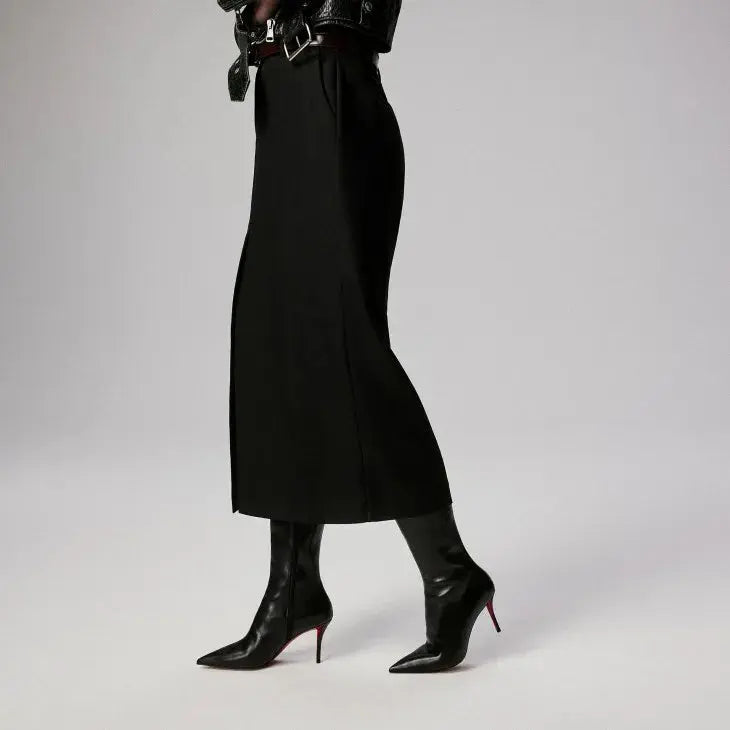 sexy suede leopardprint pointed banquetboots JNi3 shop