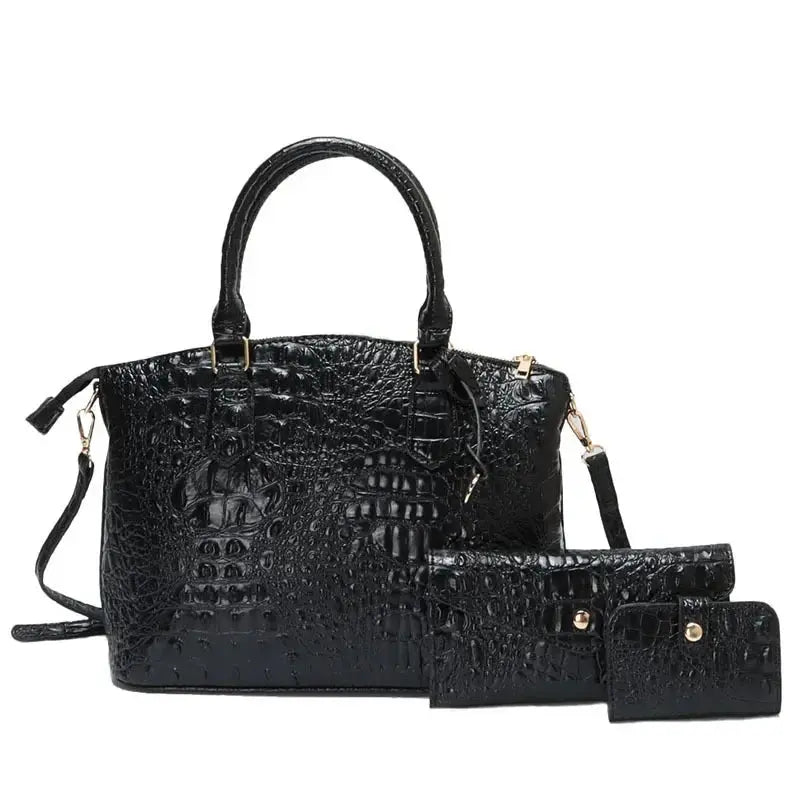 New Trendy Large Capacity Versatile Three-piece Set Commute Essential Shoulder Bag Crossbody JNi3 shop