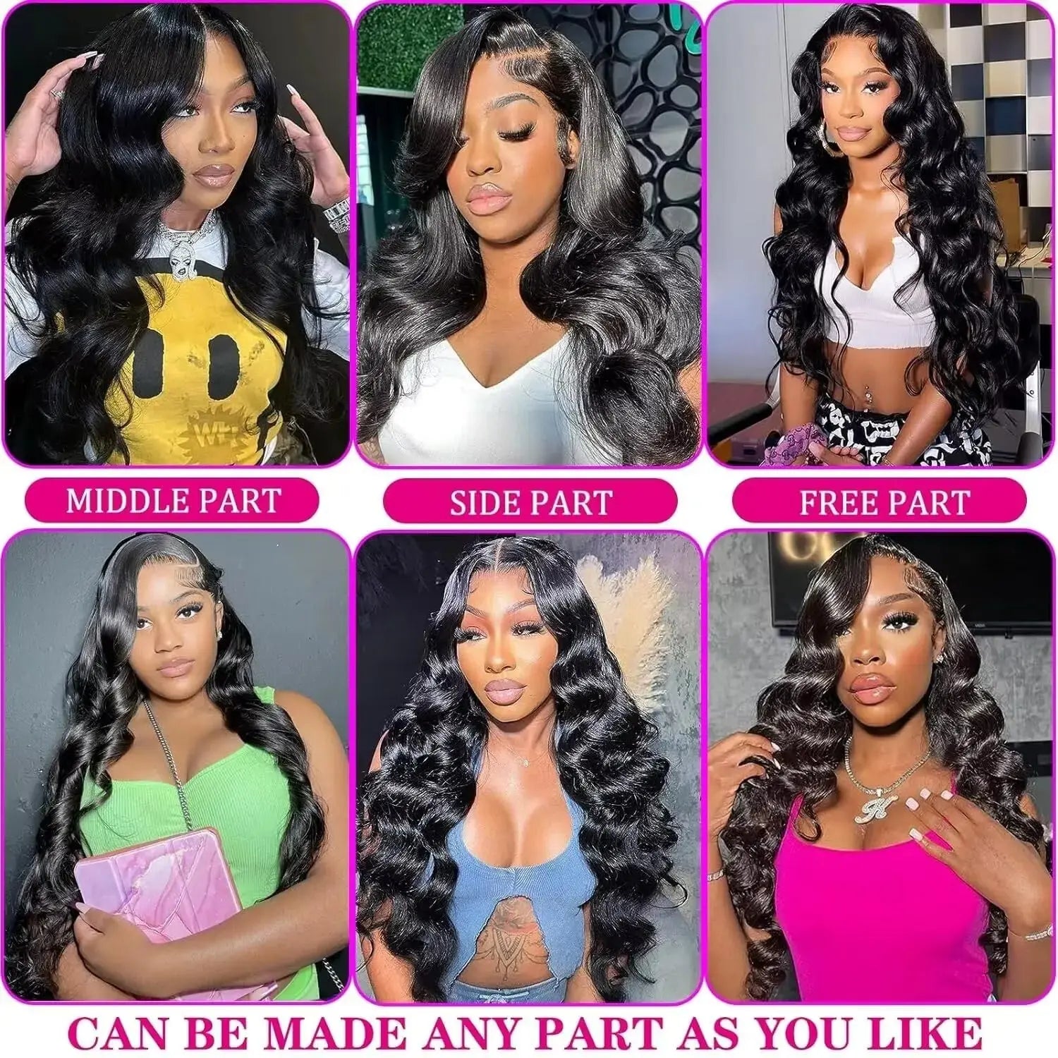 13x6 Hd Lace Frontal Human Hair Body Wave  Wigs, Lace Front Human Hair Wig JNi3 shop