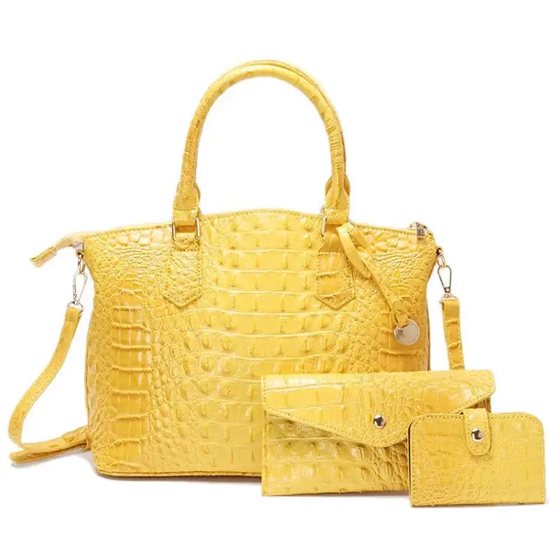 New Trendy Large Capacity Versatile Three-piece Set Commute Essential Shoulder Bag Crossbody JNi3 shop