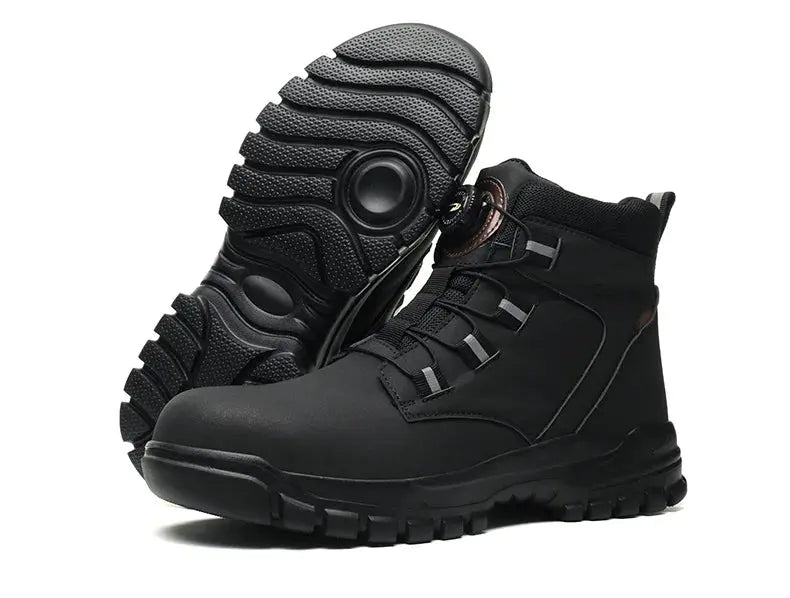 Waterproof Safety Boots Men Indestructible Steel Toe Work Boots Anti-smash Stab-resistant Safety Shoes Biker Botas Para Hombre JNi3 shop