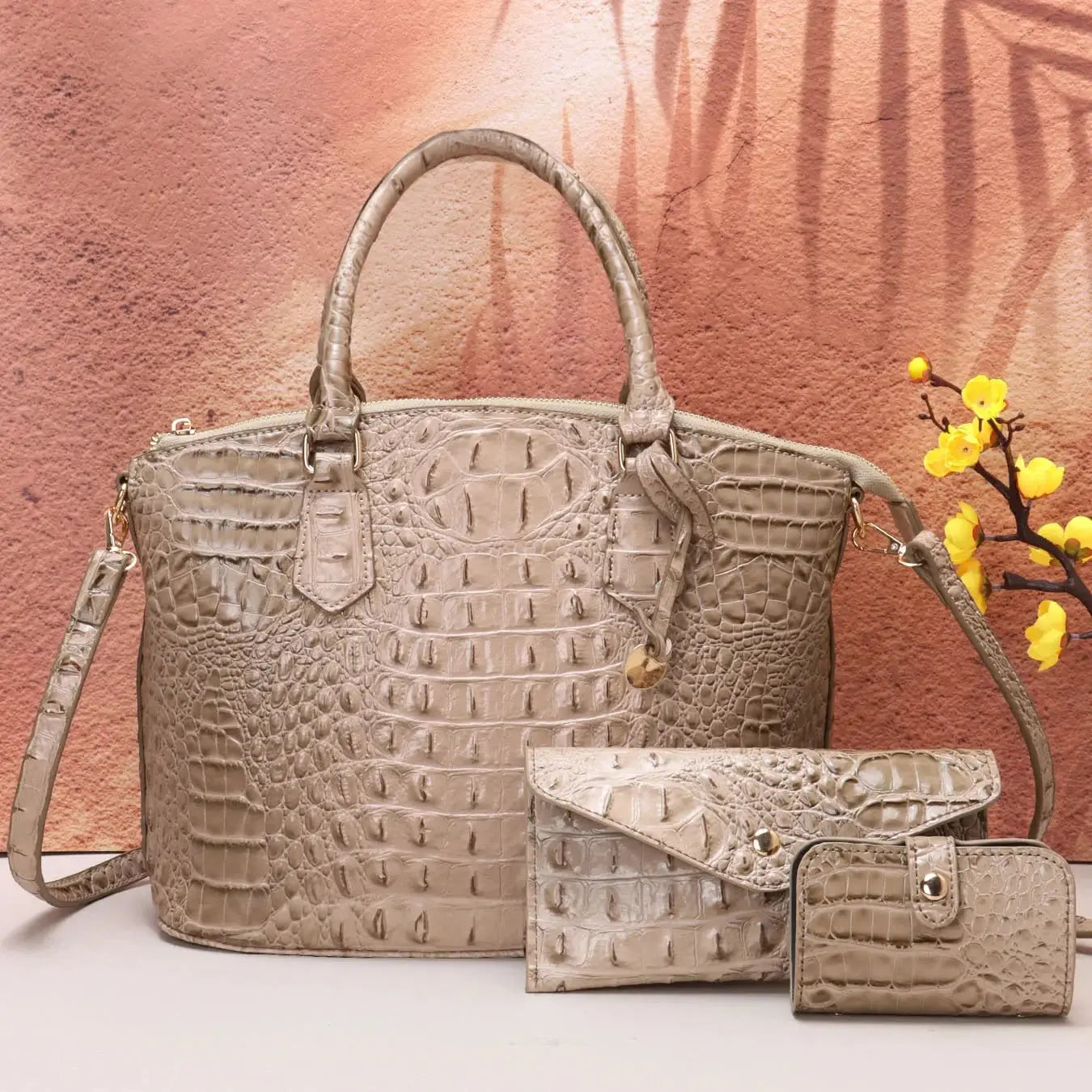 New Trendy Large Capacity Versatile Three-piece Set Commute Essential Shoulder Bag Crossbody JNi3 shop