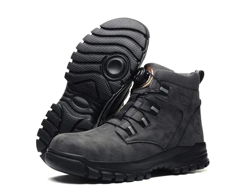 Waterproof Safety Boots Men Indestructible Steel Toe Work Boots Anti-smash Stab-resistant Safety Shoes Biker Botas Para Hombre JNi3 shop