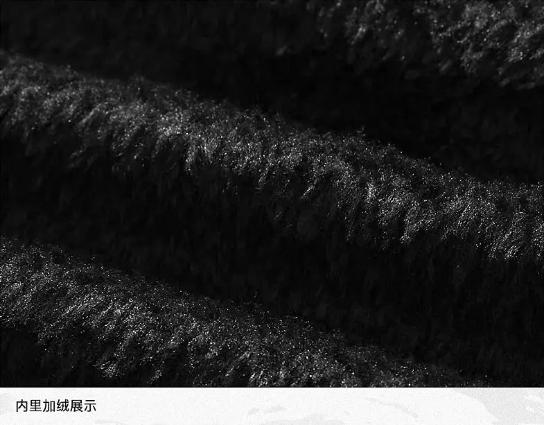 Fleece Fur Collar Windbreaker Coat Male Pu Jacket Men Thick Warm Cashmere Military Bomber Tactical Leather Jackets Mens Outwear JNi3 shop