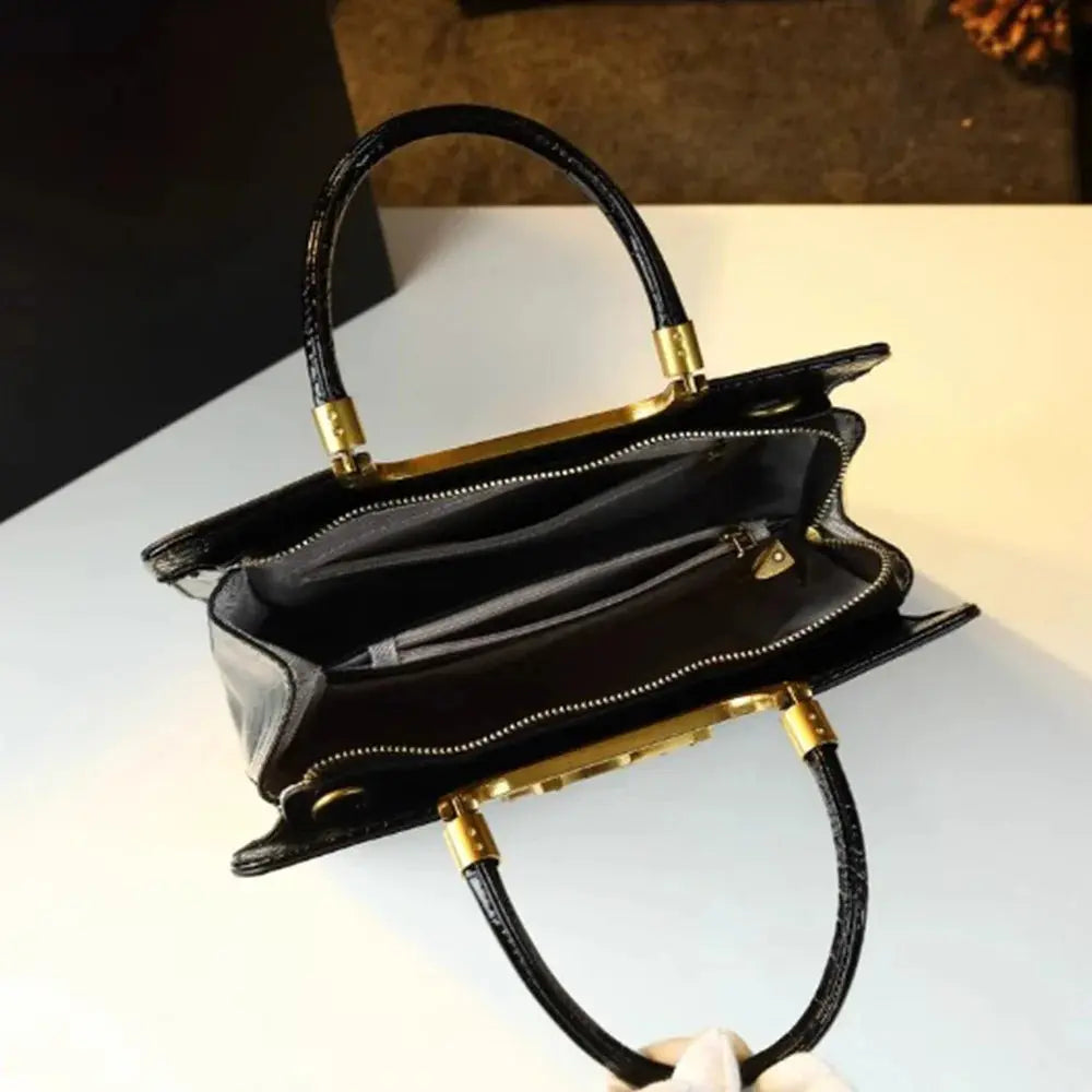 A new style of light luxury and fashionable women's mother bag with a large capacity hand-held tote in crocodile pattern JNi3 shop