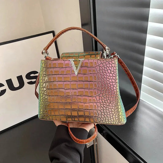 Luxury Paris Fashion Crossbody Handbag Elegant Minimalist With Solid Color Vintage Letter Logo Perfect For Leisure Women JNi3 shop