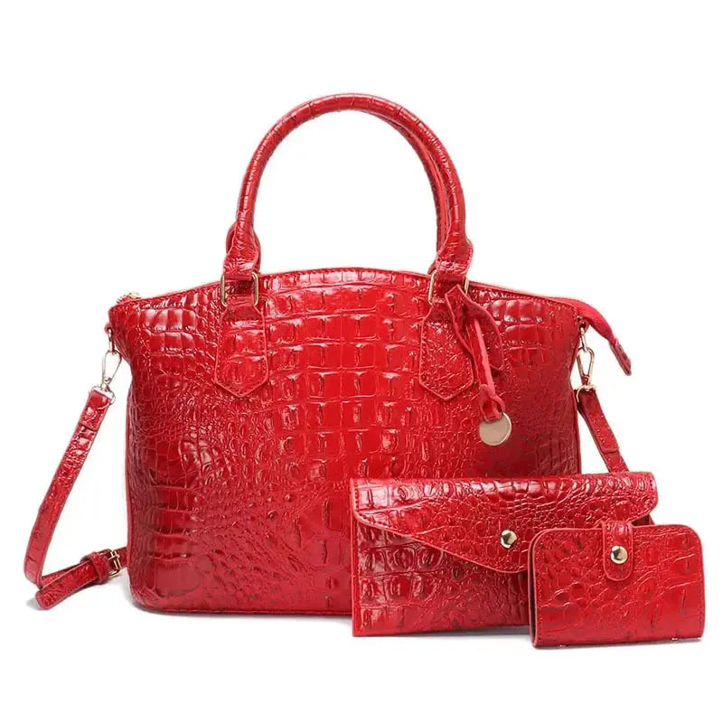 New Trendy Large Capacity Versatile Three-piece Set Commute Essential Shoulder Bag Crossbody JNi3 shop