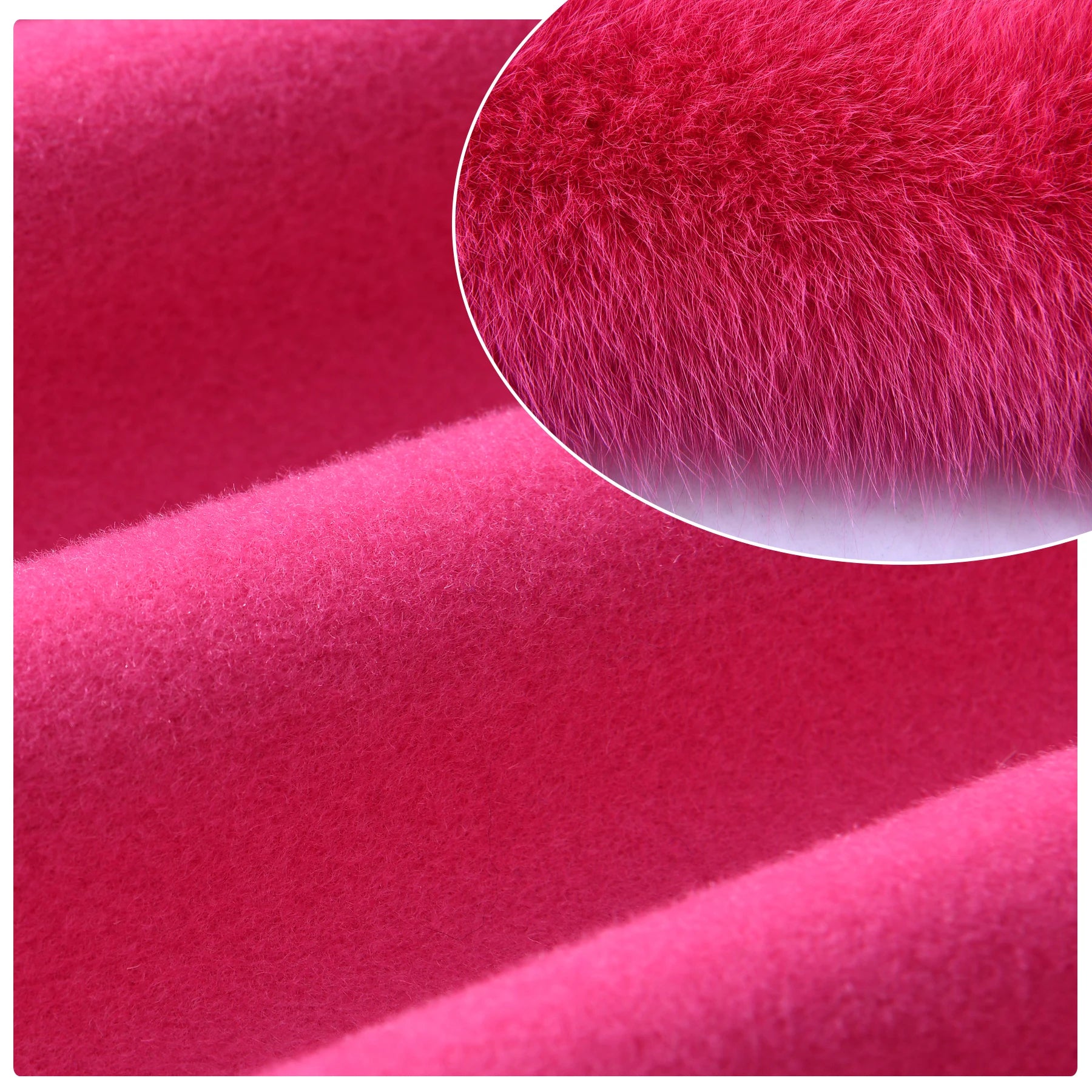 Jxwatcher Women's Wool Coats with Real Fur Cuffs Ladies Fall Fashion Wool & Blend Coats Elegant Winter Outerwear