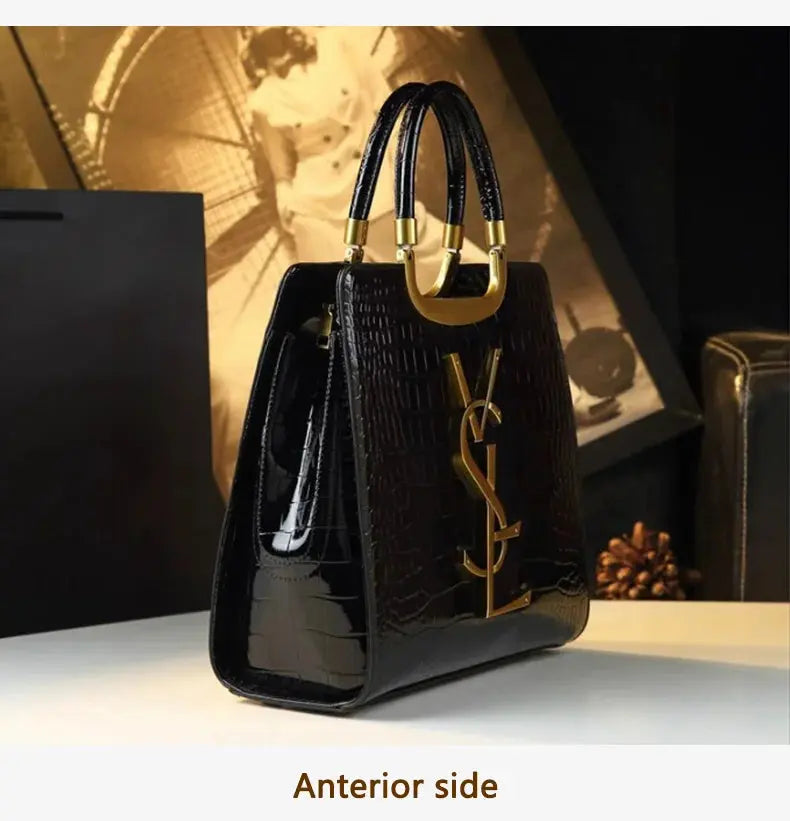 A new style of light luxury and fashionable women's mother bag with a large capacity hand-held tote in crocodile pattern JNi3 shop