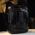 Luxury Brand Shiny Crocodile Backpacks Men's and Women's Backpacks New Fashion Large Capacity Travel Backpacks
