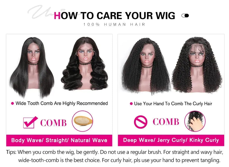 UNice Hair Drawstring Cap 13x4 Human Hair Lace Frontal Wig With Bangs FB30 Balayage Body Wave Wig Pre Everything Glueless Wigs JNi3 shop