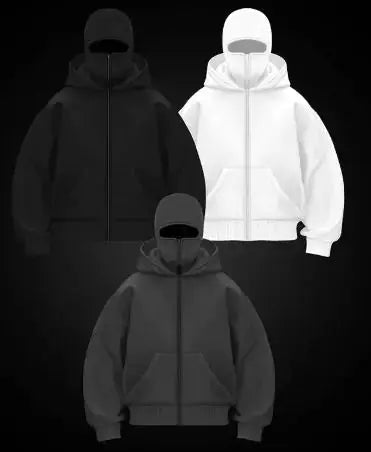 Double Hood Design Hooded Sweater JNi3 shop
