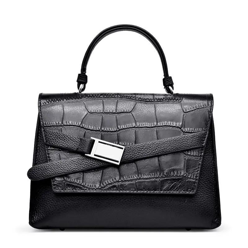 Elegant Lightweight Leather Alligator Print Handbag Cjdropshipping