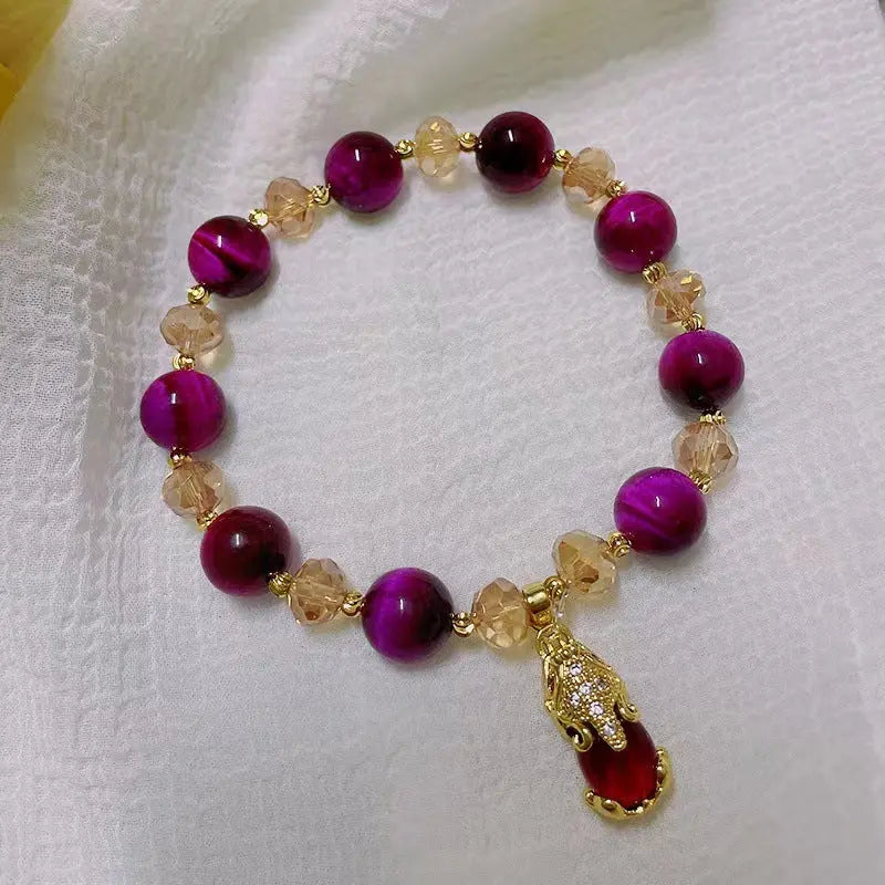 Hot Sale Natural Vanves Stone Single Double Chain Crystal Bracelet Cjdropshipping