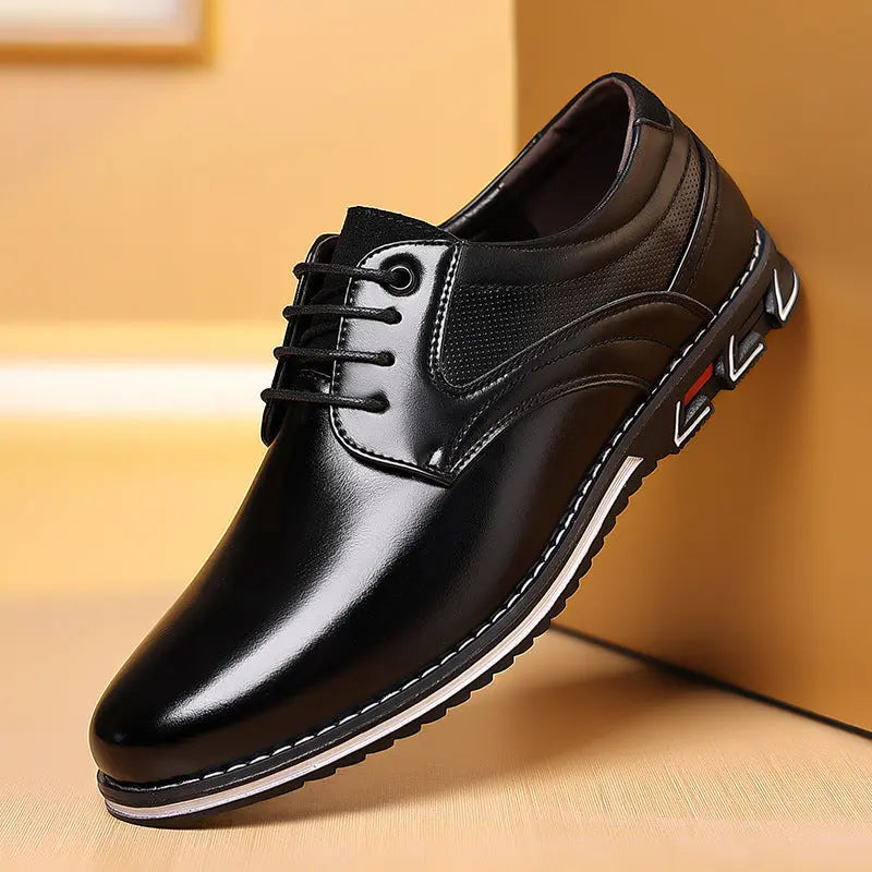 Men's Work Fashion Leather Shoes Dropshipman