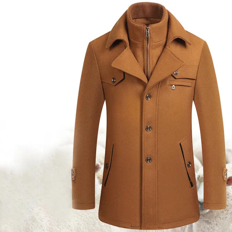 Wool jacket men's woolen coat Cjdropshipping