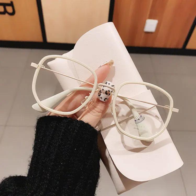 Myopia Glasses Frosted Trend Hot Style Fashion Undressed Photo Show Face Small Glasses Frame Cjdropshipping