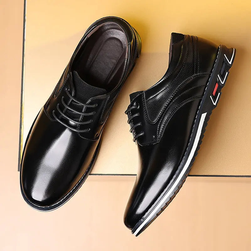 Men's Work Fashion Leather Shoes Dropshipman