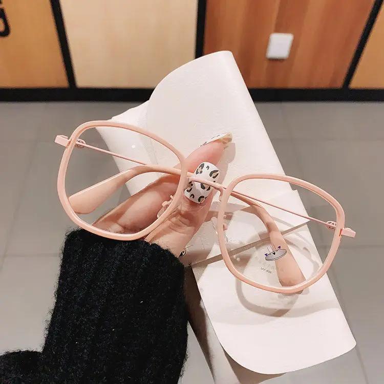 Myopia Glasses Frosted Trend Hot Style Fashion Undressed Photo Show Face Small Glasses Frame Cjdropshipping