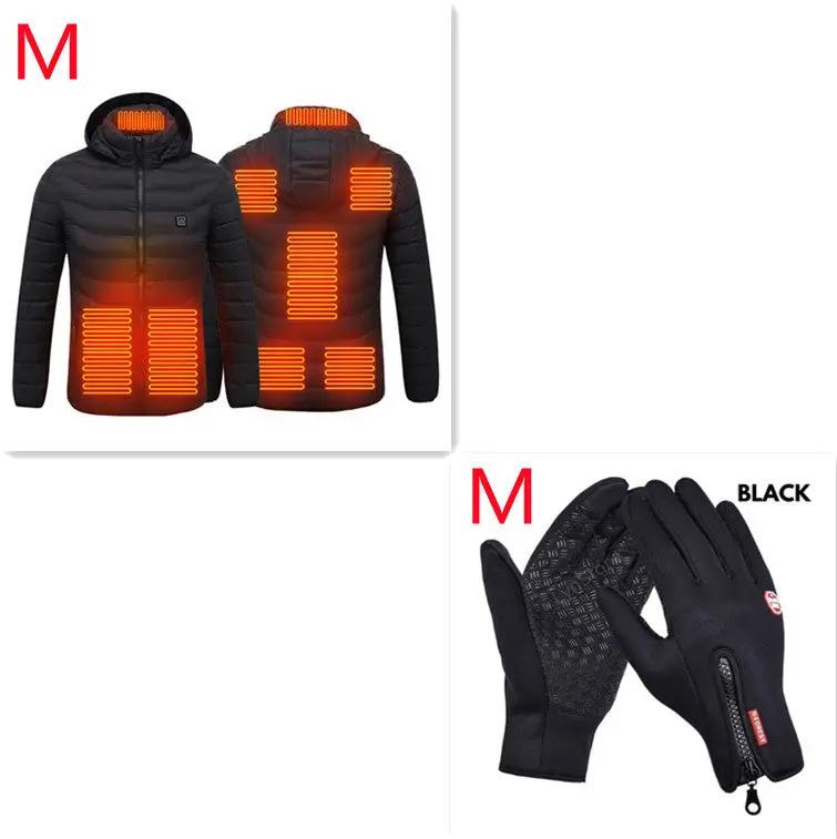 New Heated Jacket Coat USB Electric Jacket Cotton Coat Heater Thermal Clothing Heating Vest Men's Clothes Winter Cjdropshipping
