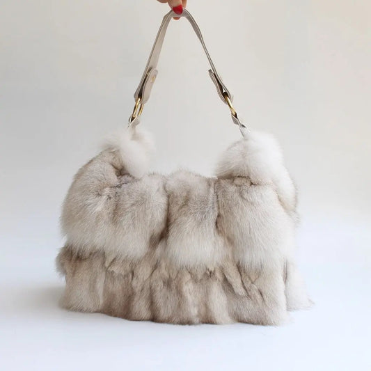 Fur Fox Hair Women's Bag Single Shoulder Belt Cjdropshipping