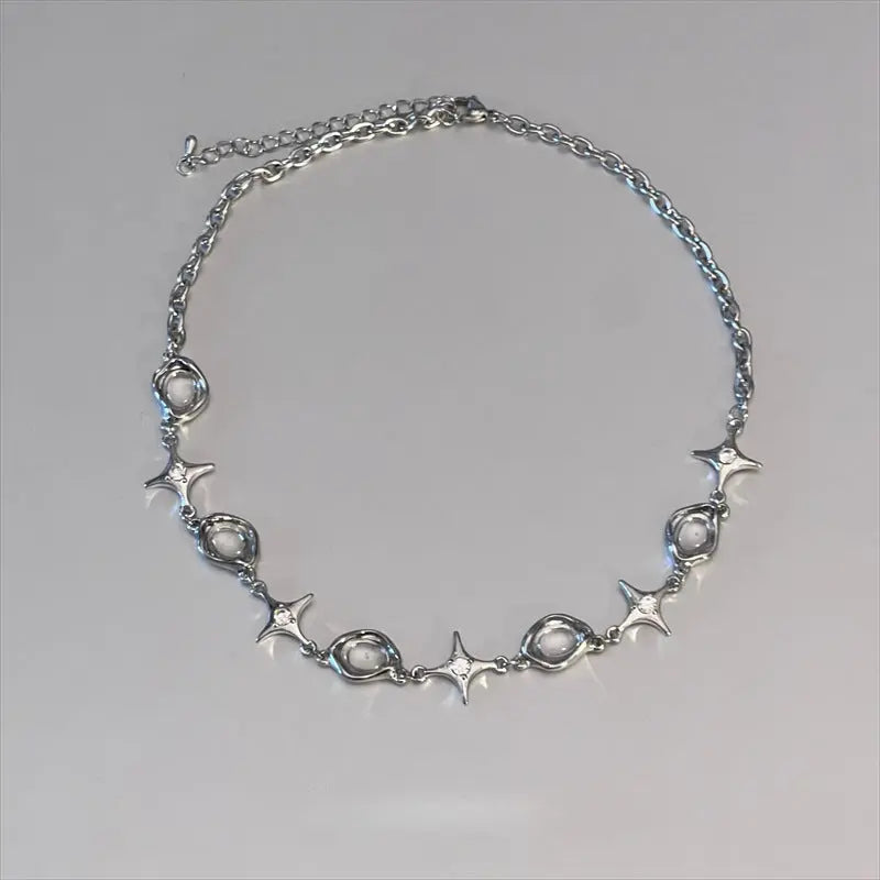 Asterism Bubble Irregular Metal Cold Style Hip Hop Men And Women Clavicle Chain - JNi3 shop