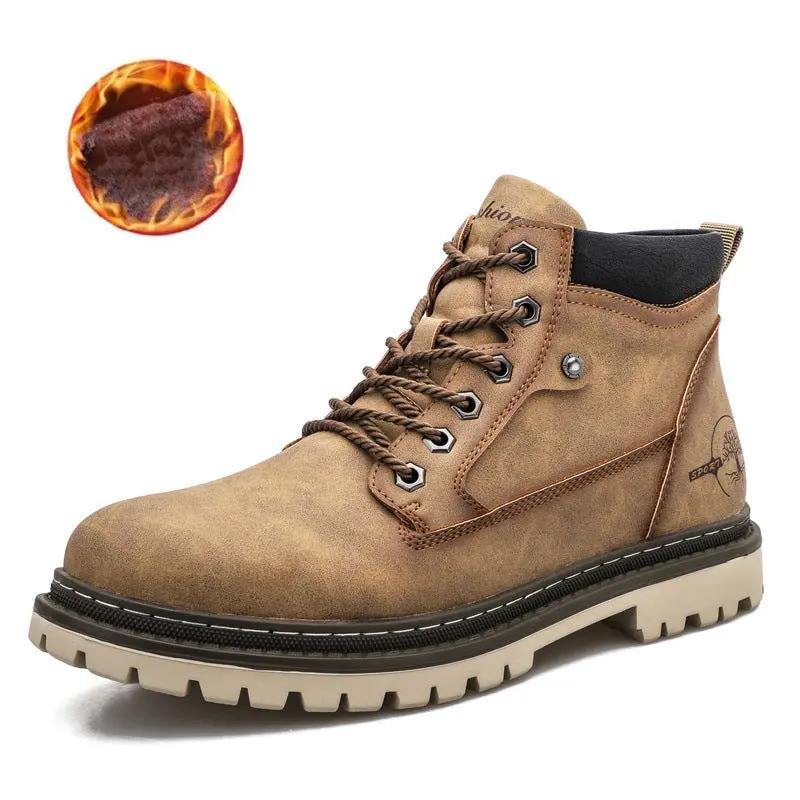 Large Size Martin Boots Men's Leather British Boots Cjdropshipping