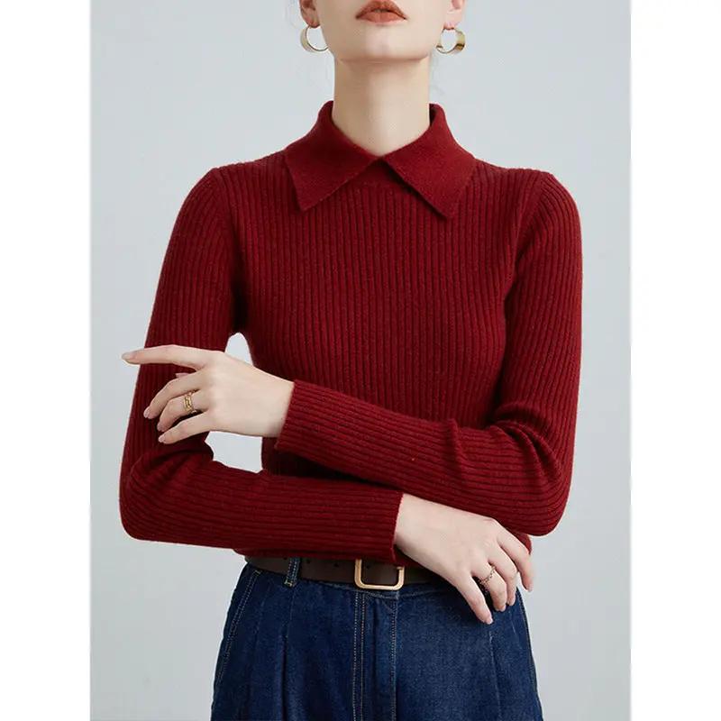 Pullover Cashmere Sweater Autumn Winter Retro Fashionable Cjdropshipping