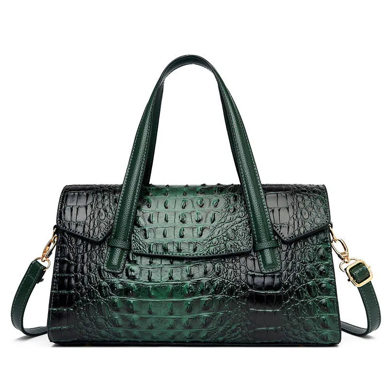 Soft Leather Fashion Handbag Large Capacity Shoulder Messenger Bag JNi3 shop