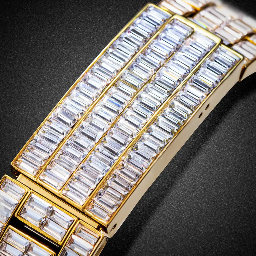 Three Eyes Rainbow Diamond Quartz Watch JNi3 shop