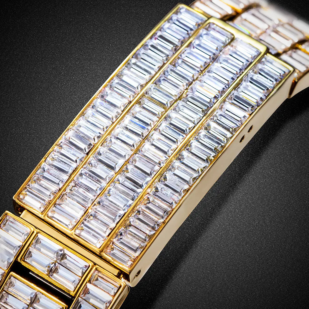 Three Eyes Rainbow Diamond Quartz Watch JNi3 shop