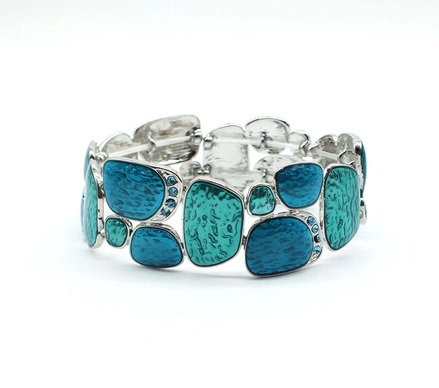 Geometric Enamel Stretch Bracelet For Women JNi3 shop