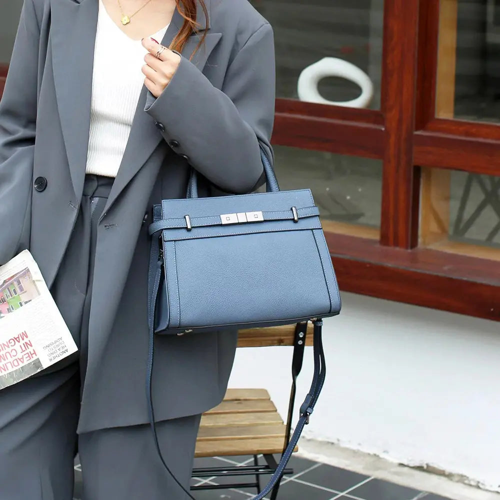 High-Grade Small Square Genuine Leather All-match Shoulder Bag Dropshipman