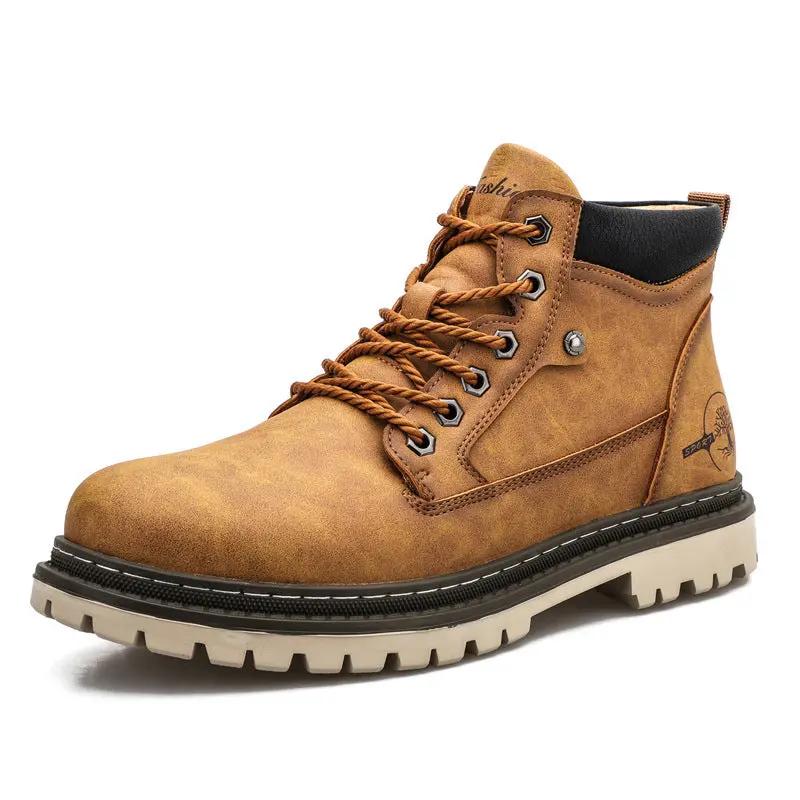 Large Size Martin Boots Men's Leather British Boots Cjdropshipping