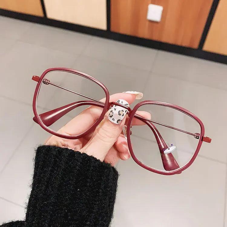 Myopia Glasses Frosted Trend Hot Style Fashion Undressed Photo Show Face Small Glasses Frame Cjdropshipping