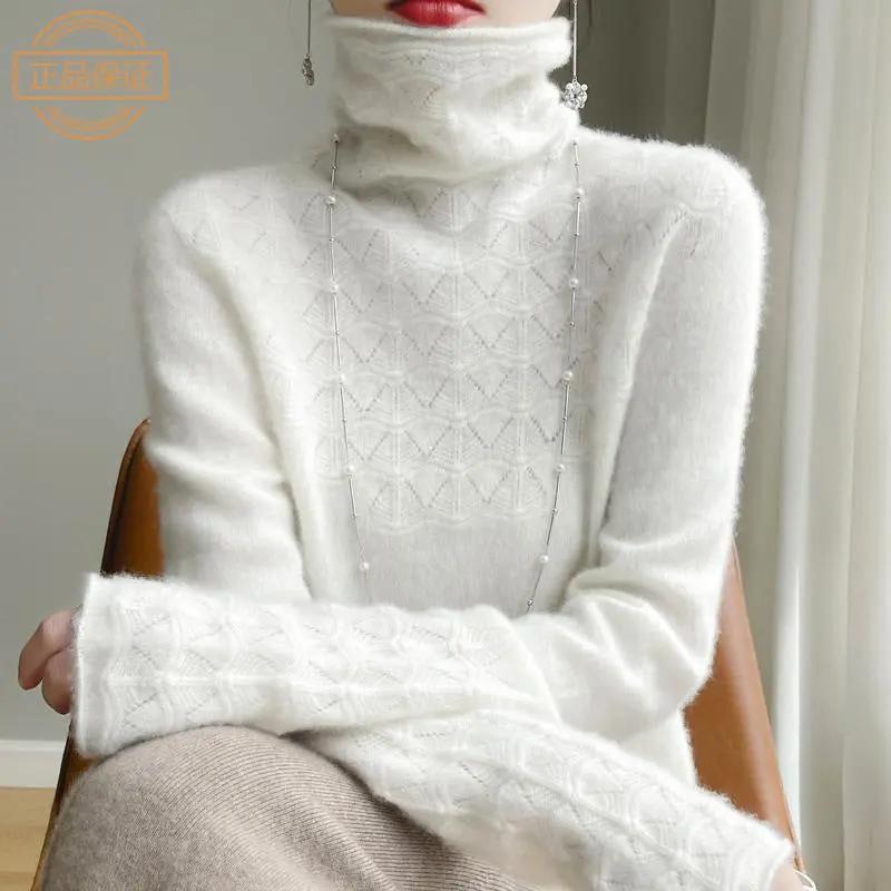 Pile Collar Turtleneck Sweater Short Autumn And Winter Women Cjdropshipping