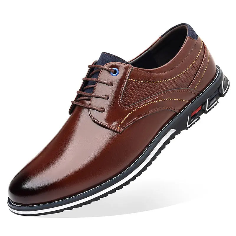Men's Work Fashion Leather Shoes Dropshipman