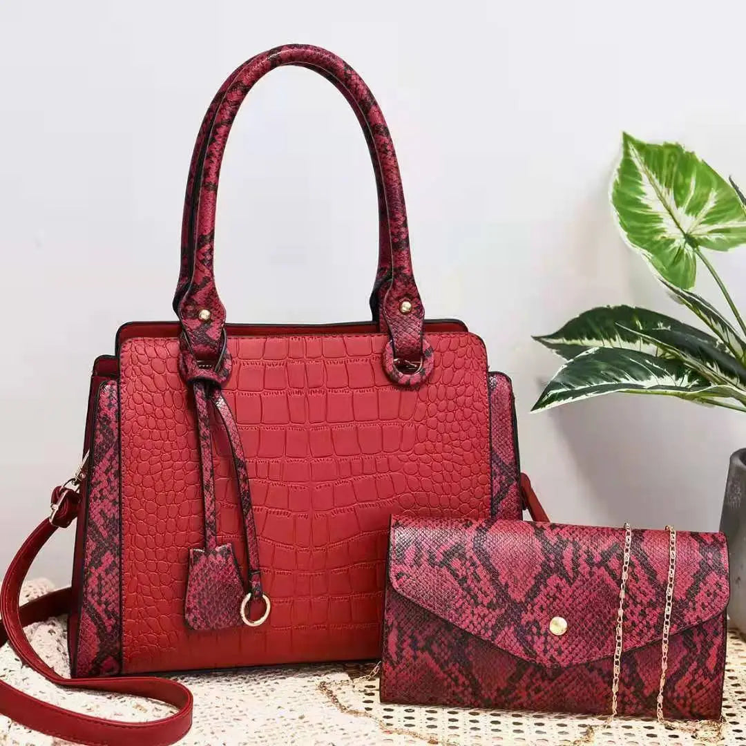 New Serpentine Stitching Fashion Combination Bags JNi3 shop