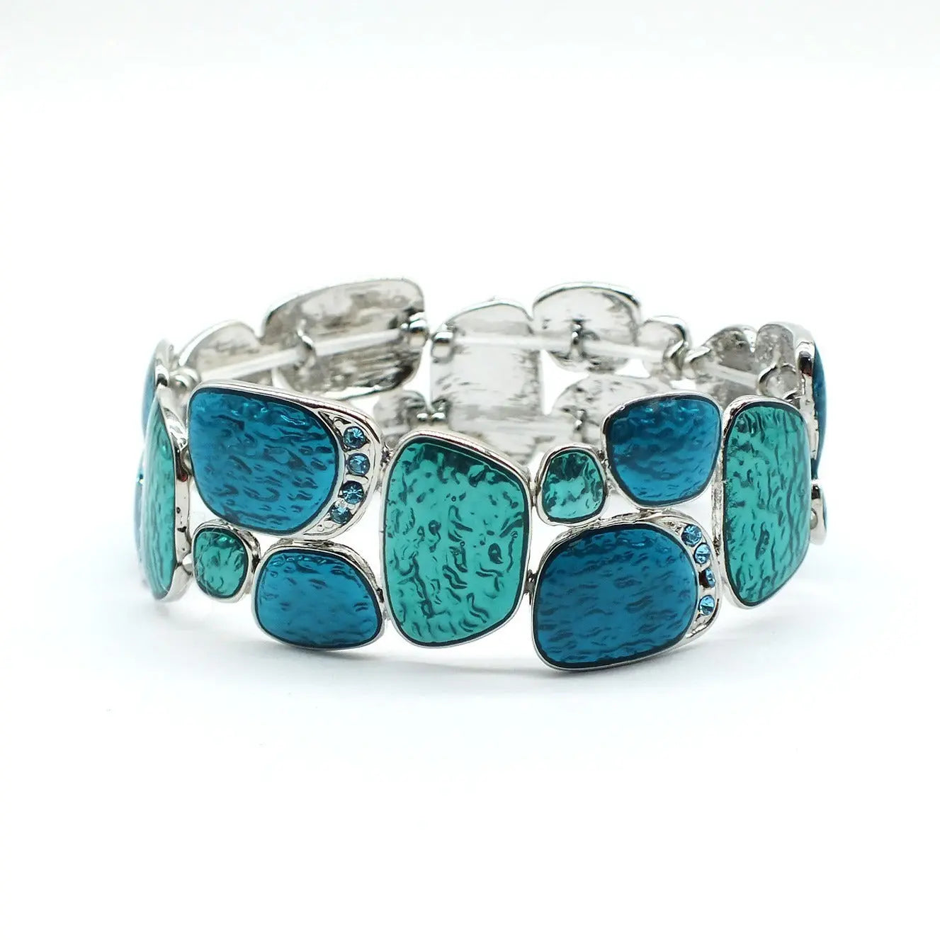 Geometric Enamel Stretch Bracelet For Women JNi3 shop
