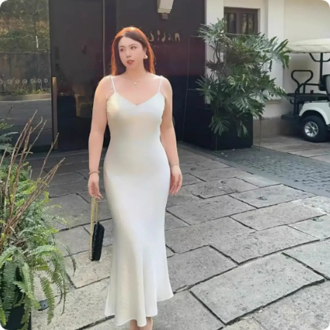 Waist Up Camisole Dress Plus Size Dress Cjdropshipping